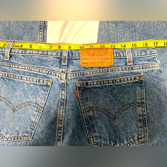 Vintage Levi’s, Orange Tab Acid Washed 90s Y2K Levi’s 550 Jeans EUC! - Picture 8 of 10
